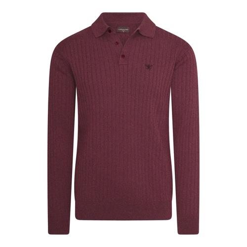 Heren Massa Knit Polo Cappuccino Italia