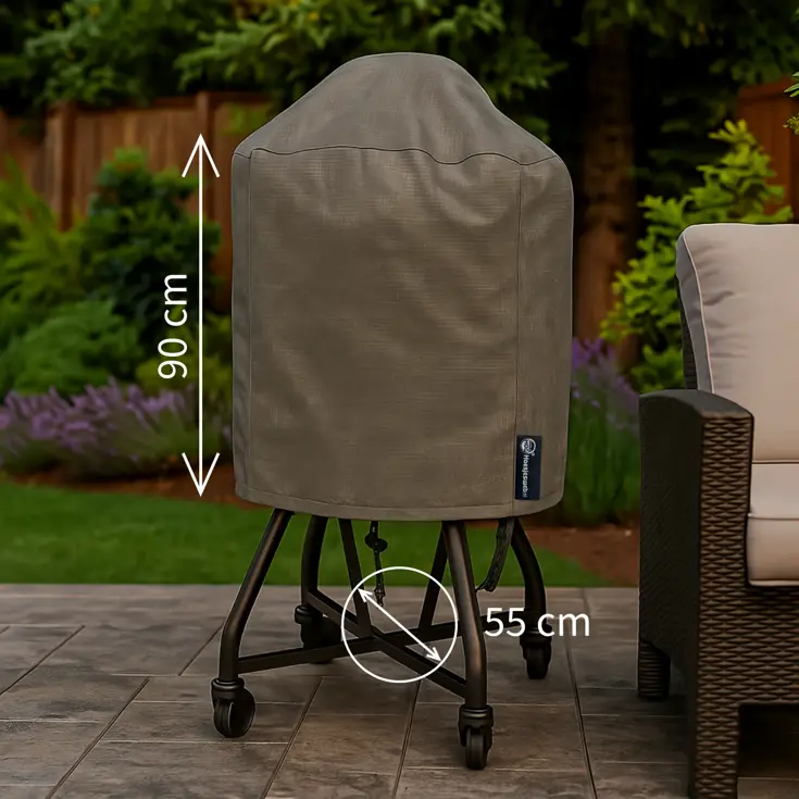 Ronde barbecuehoes 55x90 cm waterdicht