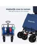 Bolderkar – Tot 120KG – 90L – Blauw
