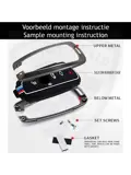 Metalen Sleutelhoesje voor Bmw grijs A4