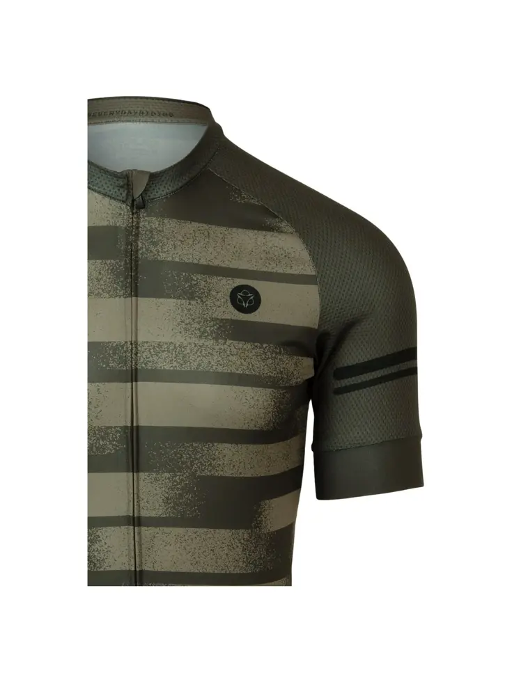 Grainy Stripe Fietsshirt Essential Heren
