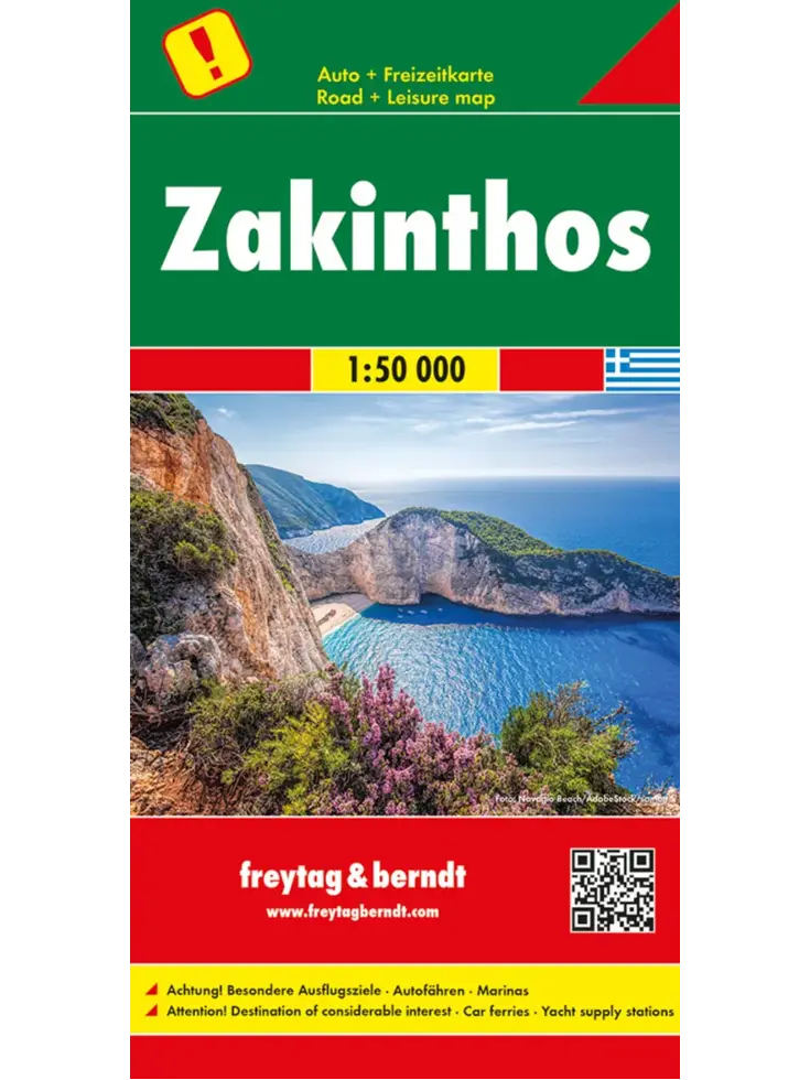 Wegenkaart Zakynthos