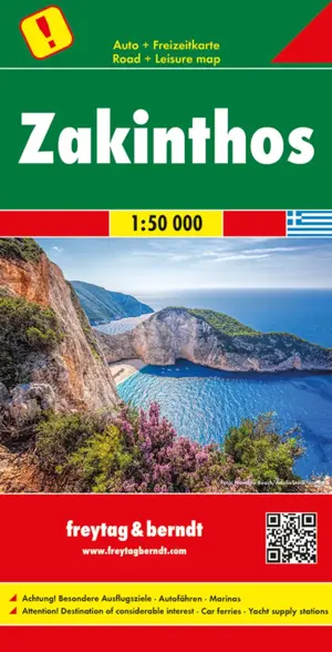 Wegenkaart Zakynthos