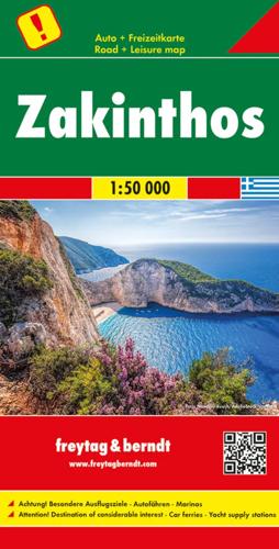 Wegenkaart Zakynthos