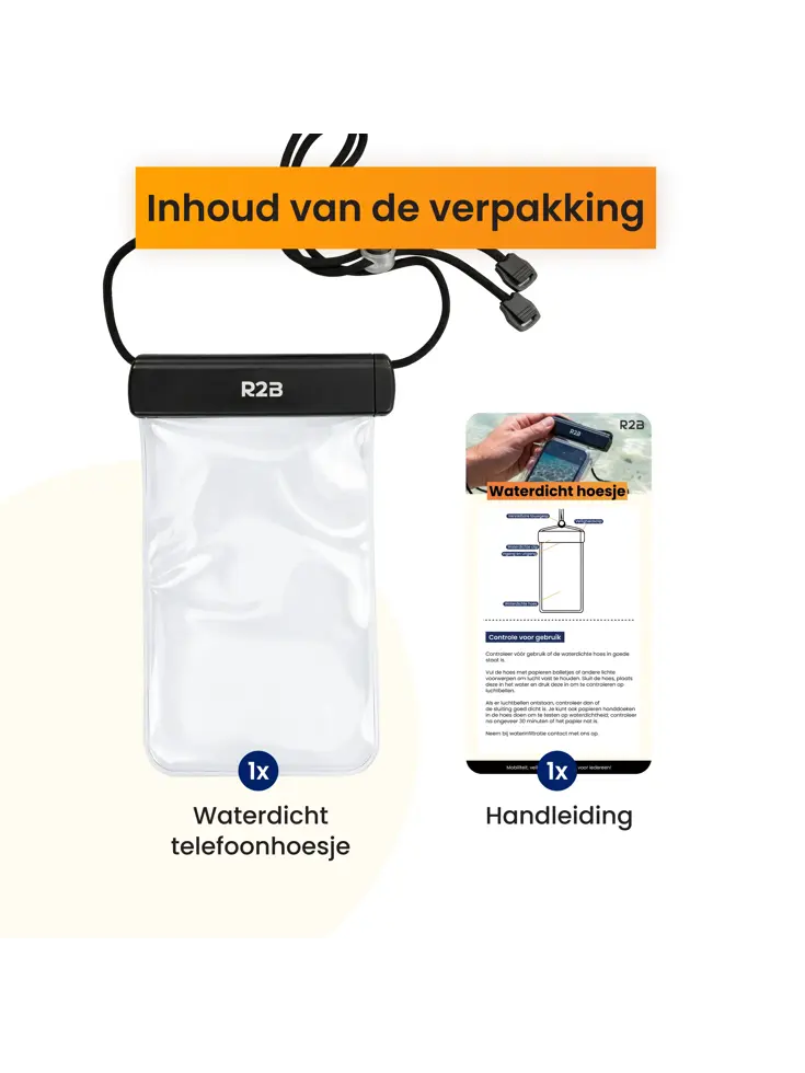 Waterdicht Telefoonhoesje met Koord