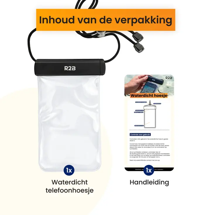 Waterdicht Telefoonhoesje met Koord