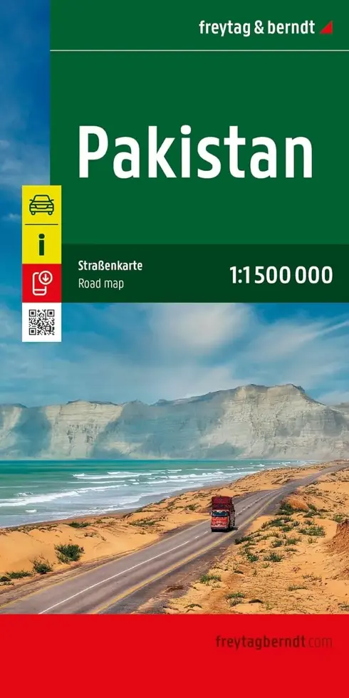 Wegenkaart Pakistan