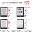 Hoesjes Boetiek SleepCover Kobo Clara HD