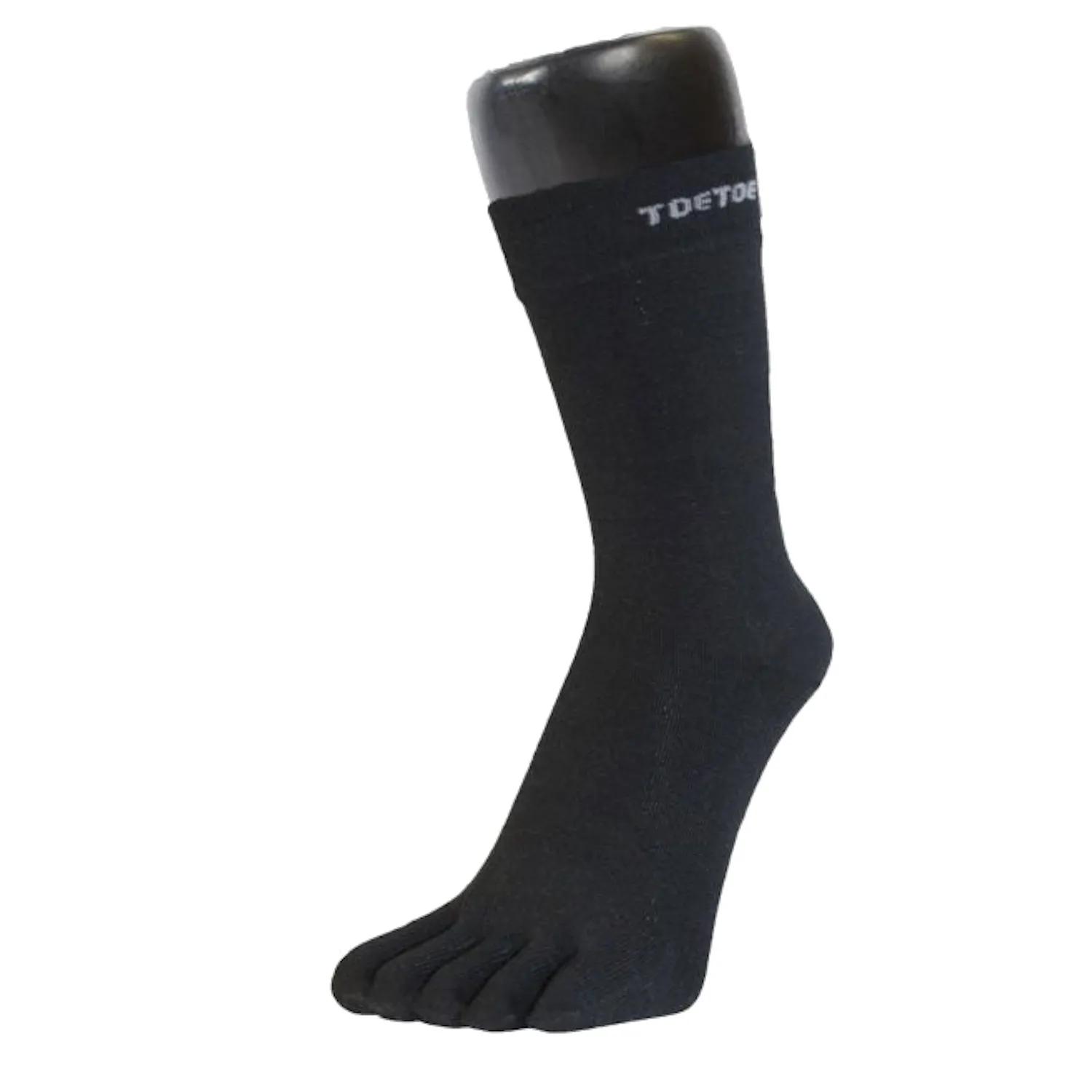 Toetoe  Outdoor Mid-Calf Wollen teensokken  Zwart main product image