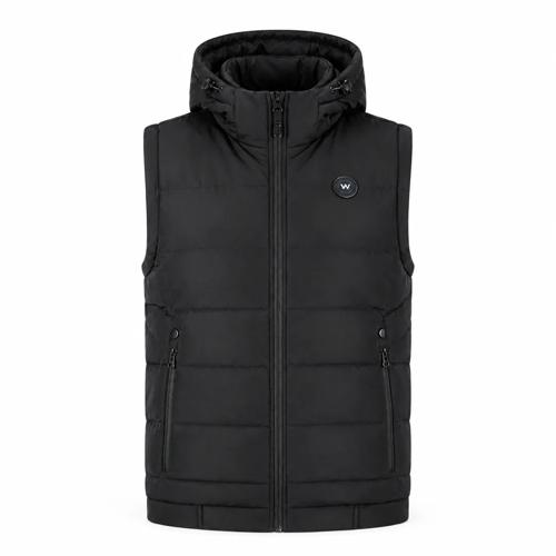 Verwarmde Bodywarmer met Capuchon - Vrouwen
