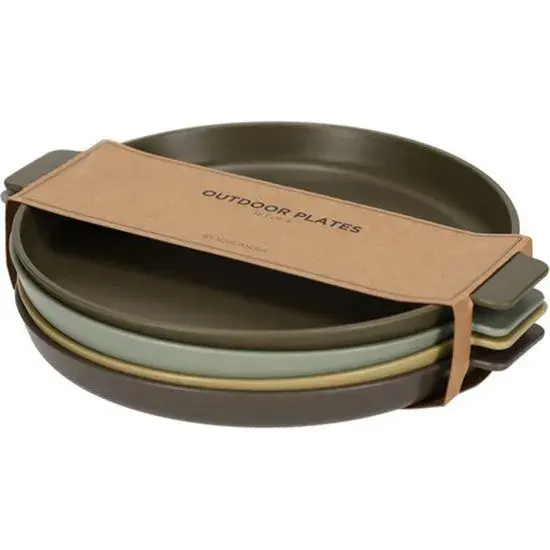 Camping ronde borden - Set van 4