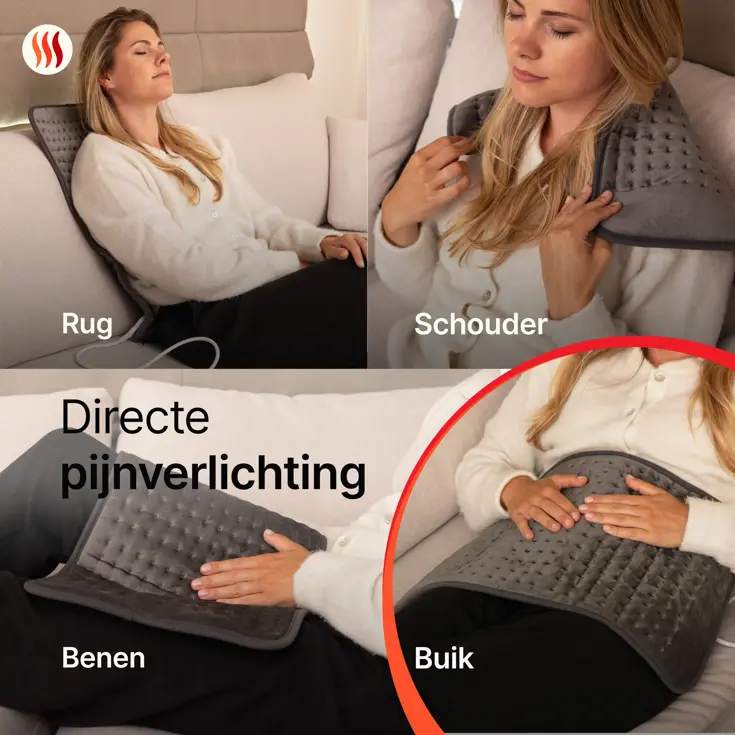 Seranova Elektrisch Warmtekussen - 40x30cm