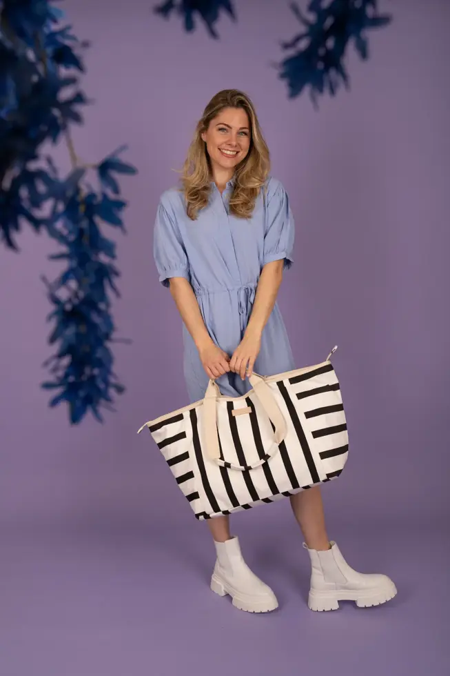 Richelle - Strandtas - Shopper - Ritssluiting