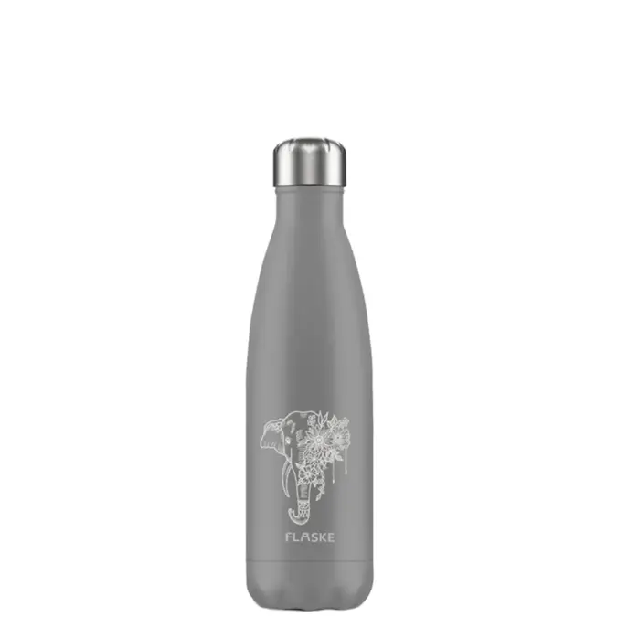 FLASKE 500 ml  RVS Drinkfles