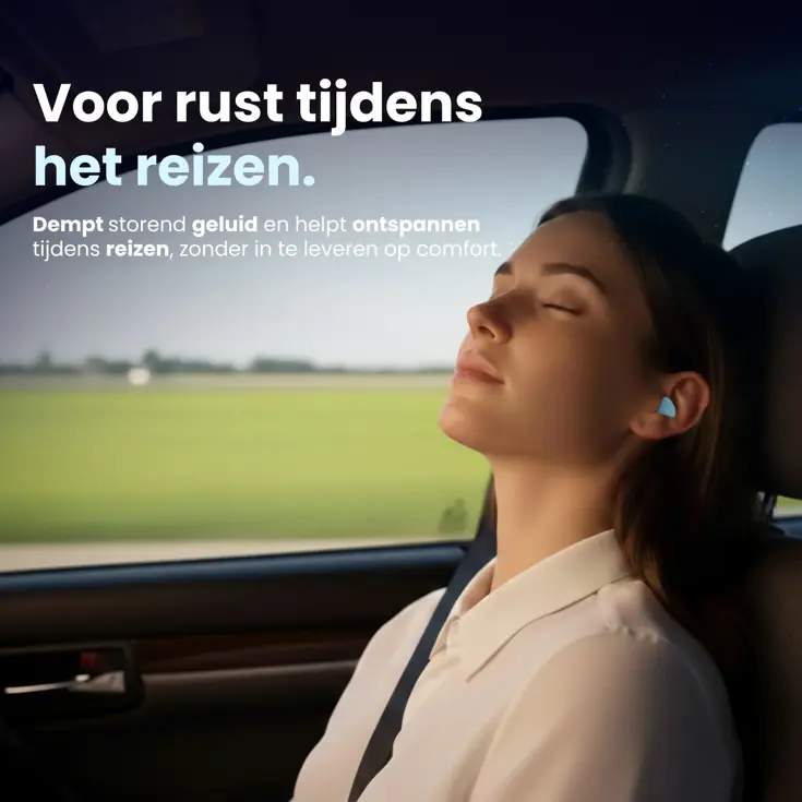 Siliconen Oordoppen Slapen & Reizen - 20 Stuks