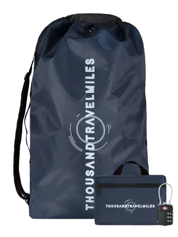 Flightbag vliegtuighoes TSA slot 60–90L – N Blauw