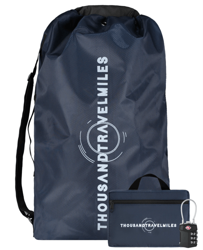Flightbag vliegtuighoes TSA slot 60–90L – N Blauw