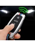 Metalen Sleutelhoesje voor Audi grijs D3