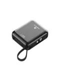 Powerbank 10.000 mAh met ingebouwde kabels