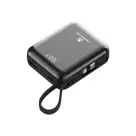 Powerbank 10.000 mAh met ingebouwde kabels
