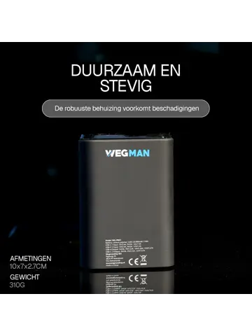 Snellader Powerbank 20000 mAh - 22.5W