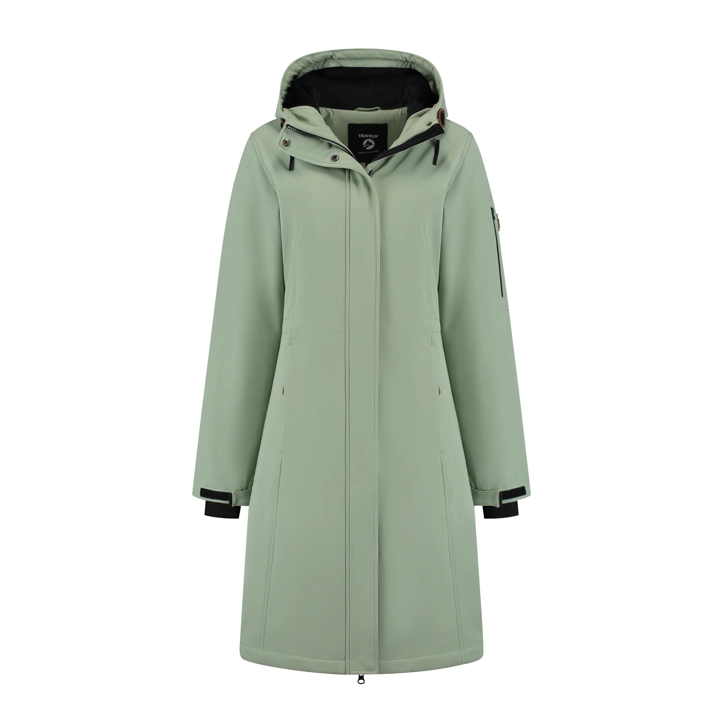 Travelin' Uvana  Dames softshell jas  Groen