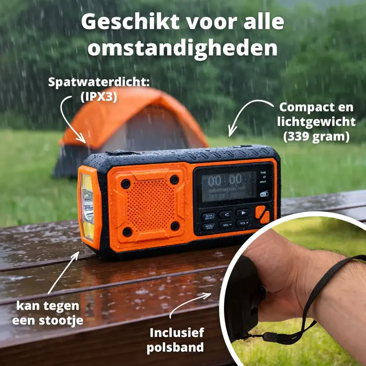 FM/DAB+ Bluetooth Noodradio RescueWave