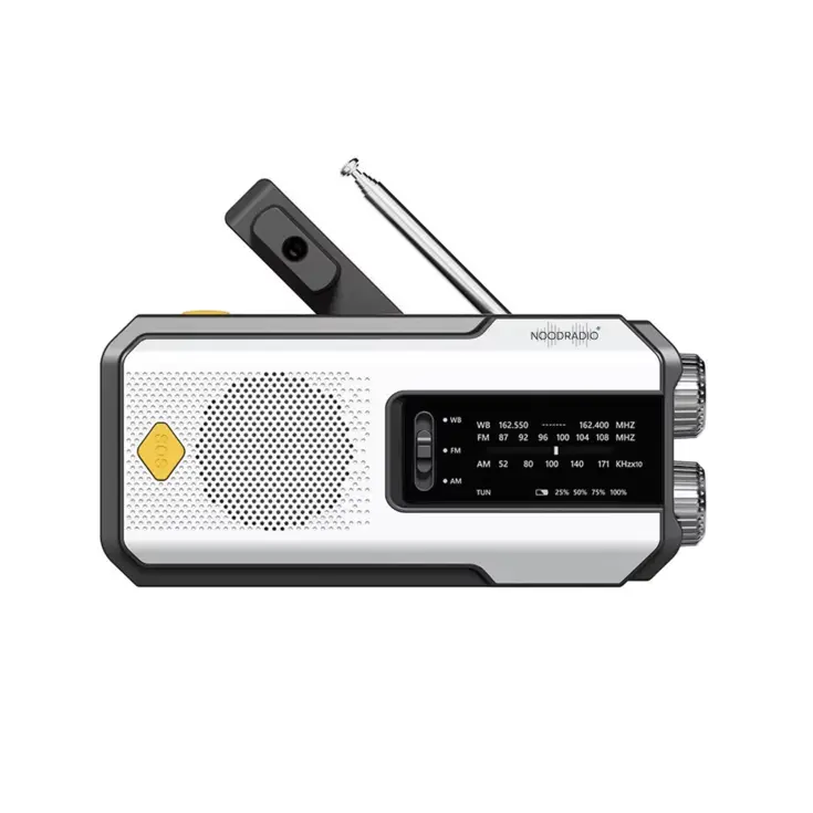 Noodradio Solar Powerbank Opwindbaar