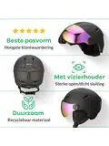 SPEED skihelm - afneembare oorkappen