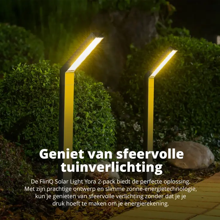 Yora Solar Tuinverlichting - 2-pack