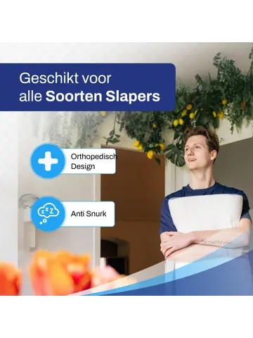 Ergonomisch Hoofdkussen voor Nekklachten