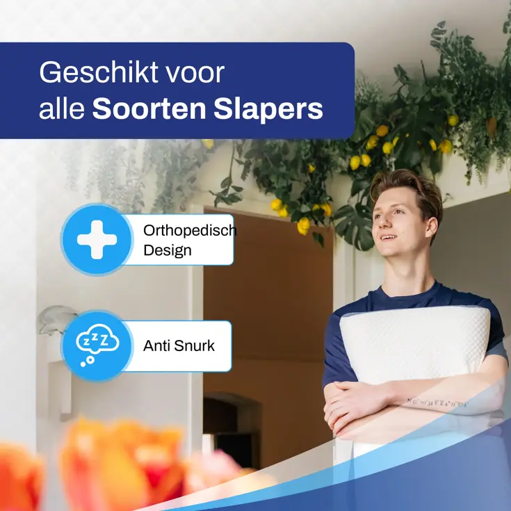 Ergonomisch Hoofdkussen voor Nekklachten