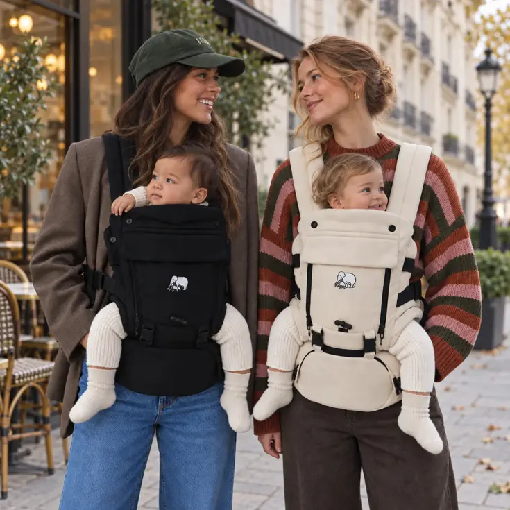 Pack Luxe draagzak + Opbergvakjes - Ergonomisch