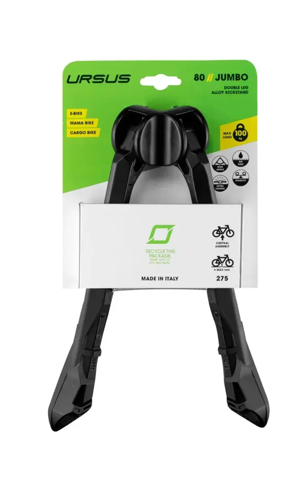 Standaard dubbel Jumbo - zwart - 275mm