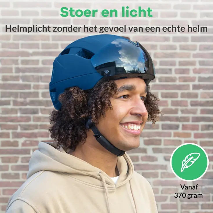 PILOT fietshelm met regencap