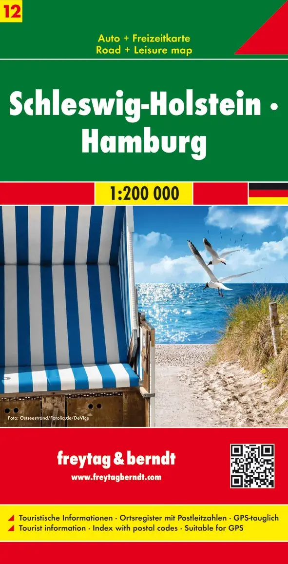 Wegenkaart Duitsland 12 Sleeswijk-Holstein