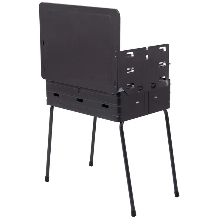 Barbecue Koffermodel Staal 40x30 cm