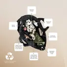 Wildride schouderluiertas