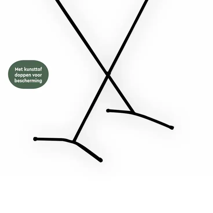 BRASQ Droogrek Staand - 8 meter - 90x53x83 cm