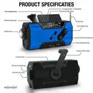 Noodradio® Solar Opwindbaar Met Batterijen