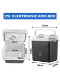 Elektrische Koelbox - 25L - 12V/230V