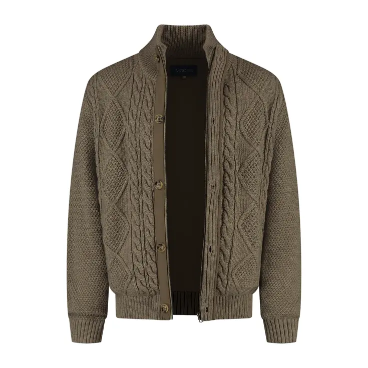 Acton Heren - Outdoorvest - Grof gebreid