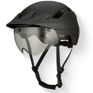 GO-OFF PILOT fietshelm met regencap