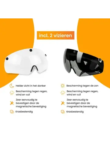 Speed Pedelec Helm + Transparant Vizier