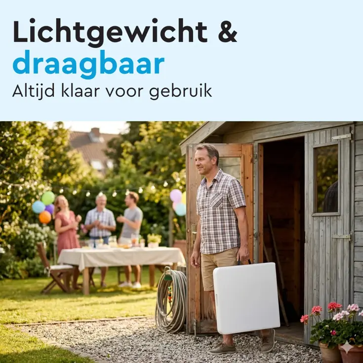 Campingtafel - inklapbare tafel - 120x60x74cm