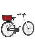 Fietsmand Basky Rood-Blauw
