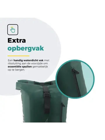 Voltano Dubbele Fietstas Rolltop E-bike Pro