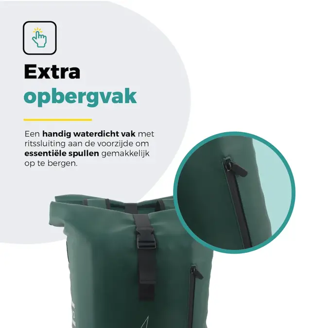 Voltano Dubbele Fietstas Rolltop E-bike Pro