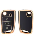 TPU Sleutelhoesje VW - Skoda - Seat Cupra goud B3