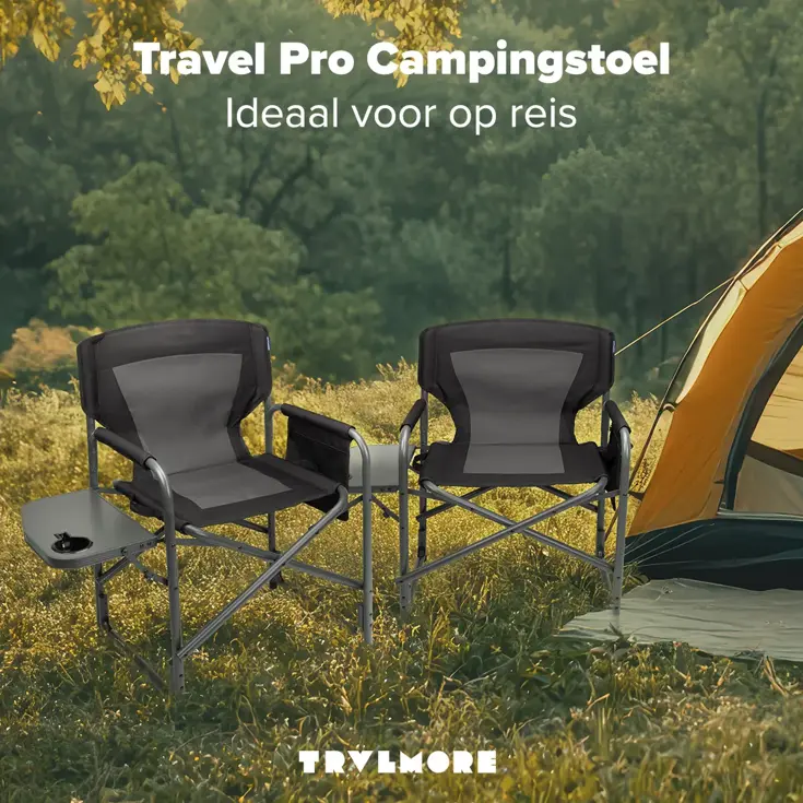 TRVLMORE Campingstoelen Duo